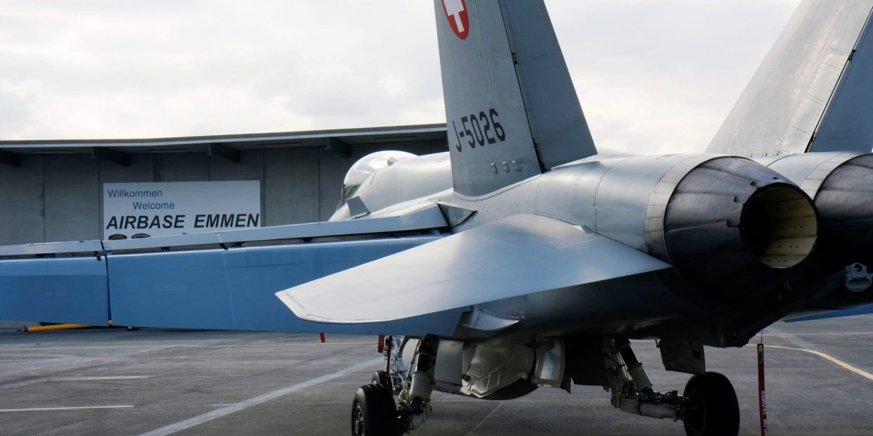 Airbase Emmen During The Eurofigher Evaluation, Emmen, Luzern, Switzerland