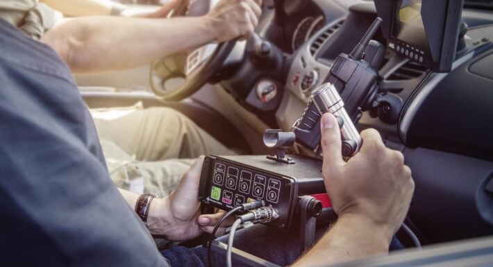 Kockum Sonics Steuergerät mit Mikrofon mobile Sirene