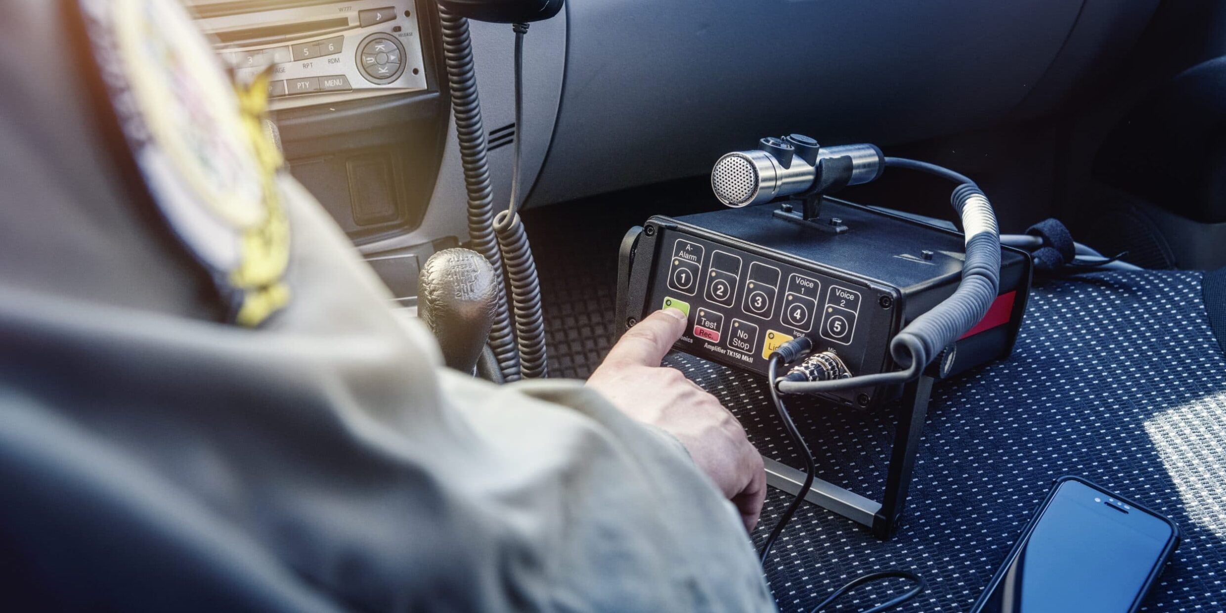 Kockum Sonics Steuergerät TK150 mobile Sirene
