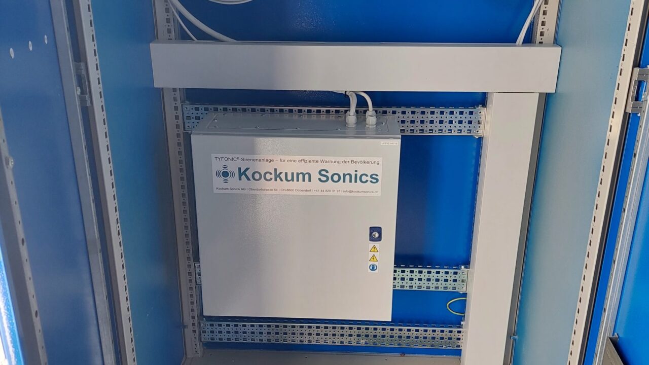 Kockum Sonics Bern Airport Sirenen Steuergerät Geschlossen