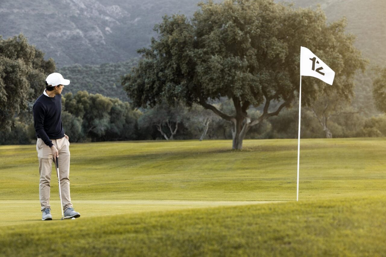Man On The Golf Field