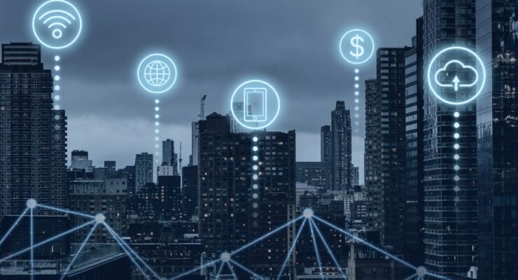 Futuristic smart city