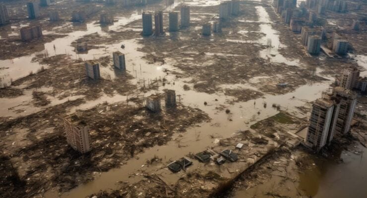 Aftermath after hurricane and heavy rain - Freepik 2150385391