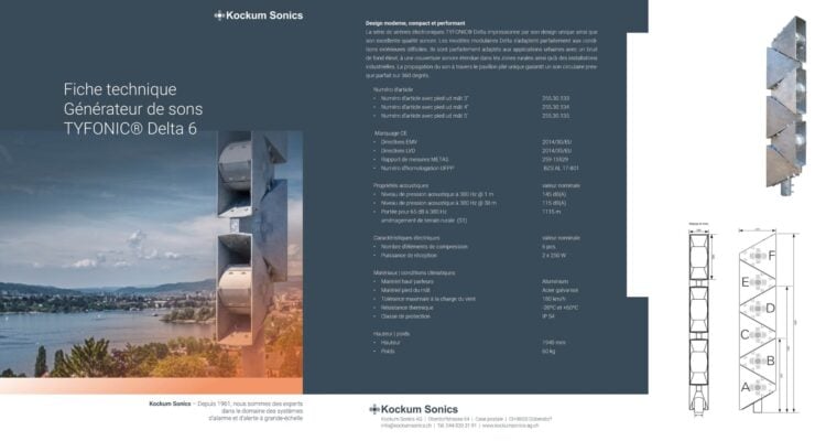Kockum Sonics Datenblätter Thumbnail Delta 6 FR