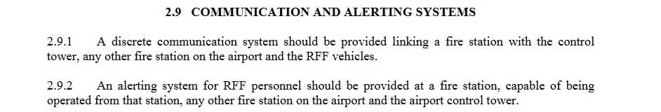 ICAO Dokument 9137 AN898 Punkt 2.9