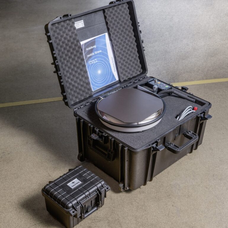 Kockum Sonics Transportbox mobile Sirene